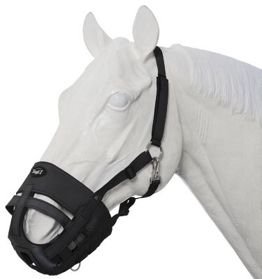 Image showing  Easy Breathe Poly/Nylon Grazing Muzzle, Black