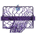 Tough-1 0.5-Bale Easy-Loading Collapsible Hay Hoops Feeder with Net, Purple Price pending