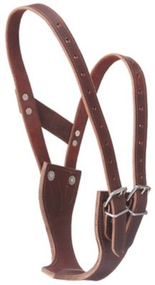 Tough-1 Premium Leather Crib-Be-Gone Comfort Horse Collar