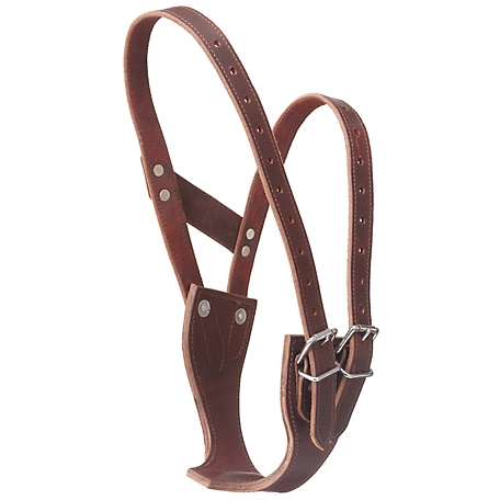 Tough-1 Premium Leather Crib-Be-Gone Comfort Horse Collar