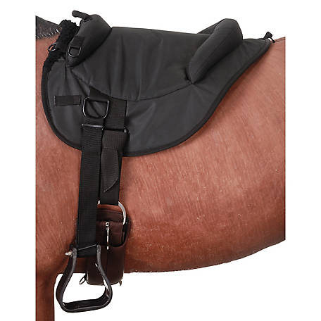 Tahoe Tack Treeless Close Contact Bareback Pad with Removable Saddle Bags 