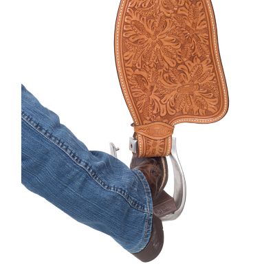 Image showing  EZ Out Safety Stirrups, 3 in. Neck, 5 in. x 5 in. Inside Measurement, 7 in. Outside Height