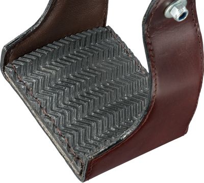Image showing  Leather-Covered Royal King Endurance Stirrups, 3 in., 2 pk.