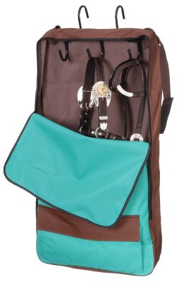 Tough-1 Bridle/Halter Bag with 3-Prong Tack Rack