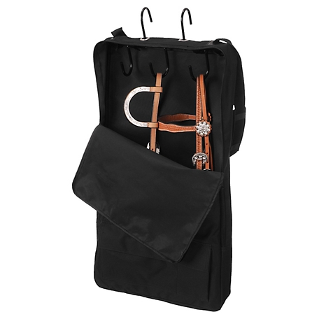 Tough-1 Bridle/Halter Bag with 3-Prong Tack Rack