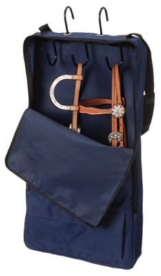 Tough-1 Bridle/Halter Bag with 3-Prong Tack Rack