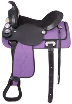 King Series Krypton Western Saddle, 20 in., 2-1/2 in. Horn, 11 in. Swell, 7 in. Gullet, 3 in. Cantle