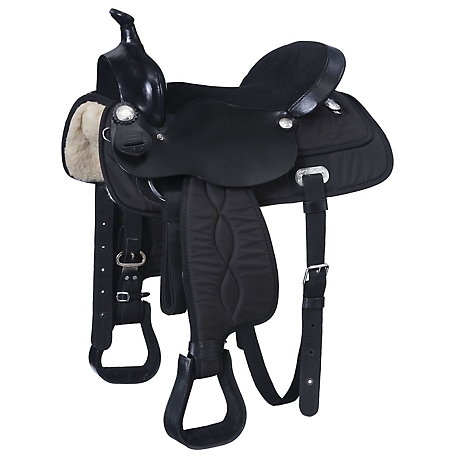 King Series Krypton Western Saddle, 20 in., 2-1/2 in. Horn, 11 in. Swell, 7 in. Gullet, 3 in. Cantle