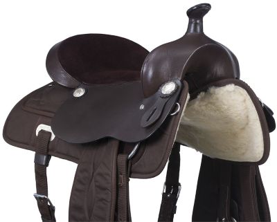 Image showing Tough1 King Series Krypton Western Trail Saddle