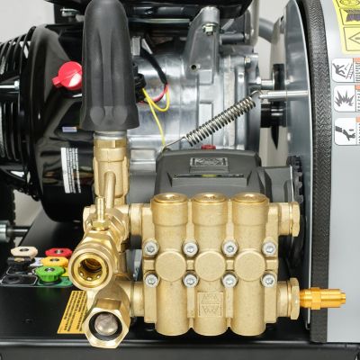 Image showing 8 th SIMPSON 4,200 PSI 4 GPM Gas Cold Water Blaster Pressure Washer with Triplex Plunger Pump, Honda GX390 Engine, 49-State