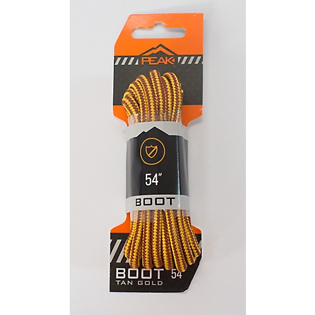 PEAK 54 in. Boot Laces, Gold