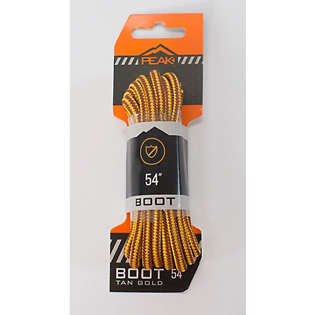 PEAK 54 in. Boot Laces, Gold