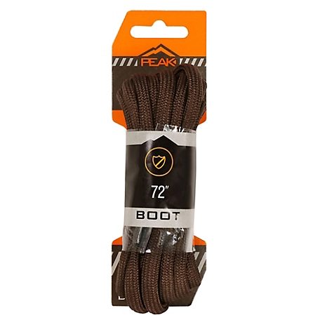 PEAK 72 in. Boot Laces, Brown