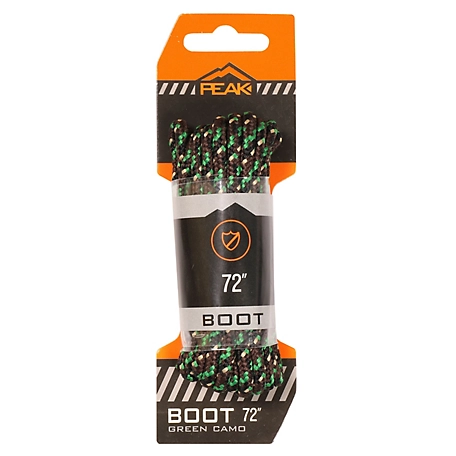PEAK 72 in. Boot Laces, Green