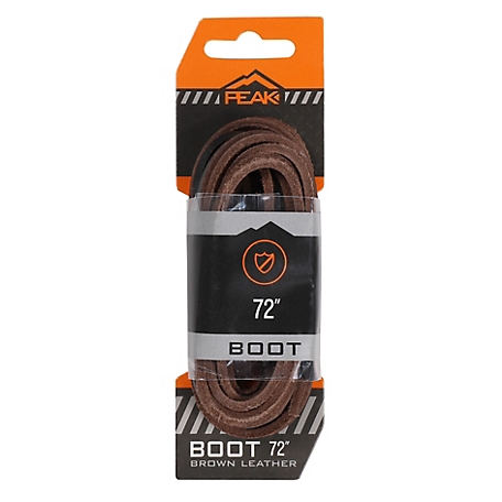 PEAK 72 in. Leather Boot Laces, Natural at Tractor Supply Co.