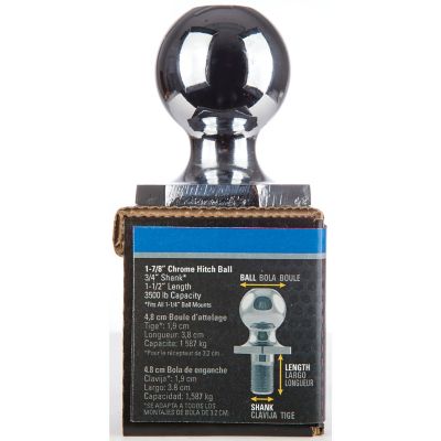 Image showing  1-7/8 in. Interlock Class II Hitch Ball, 3,500 lb. Capacity, Chrome