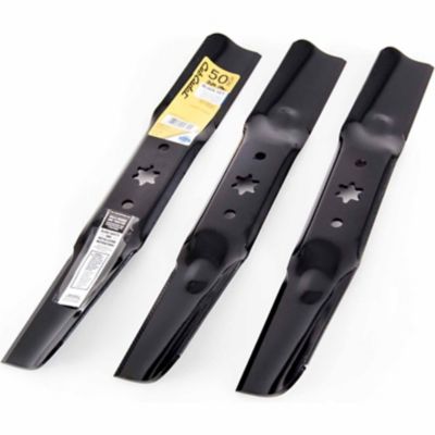 Cub Cadet 50 in. Deck High-Lift Lawn Mower Blade Set for Cub Cadet Mowers, 3-Pack, 490-110-C155