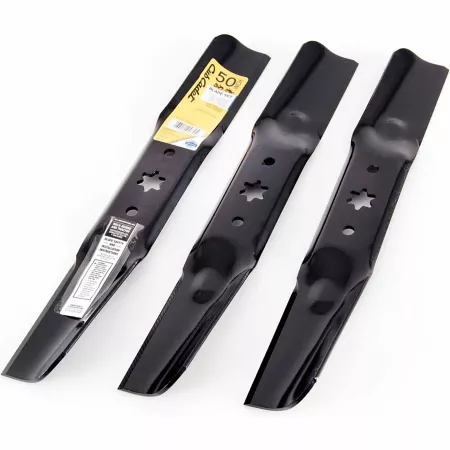 Cub Cadet 490-110-C155 50 in High Lift Lawn Mower Blade Set for Mowers 3 Pack Mower Blades