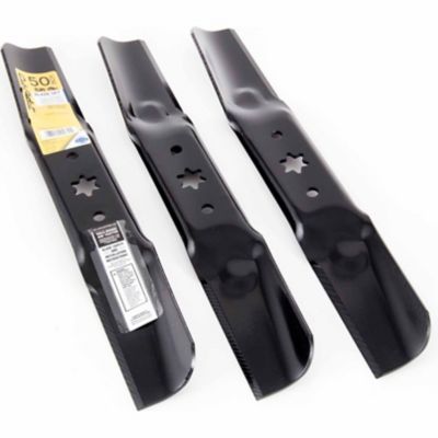Image showing  50 in. High-Lift Lawn Mower Blades for Cub Cadet Tractors and RZT Mowers, 3-Pack