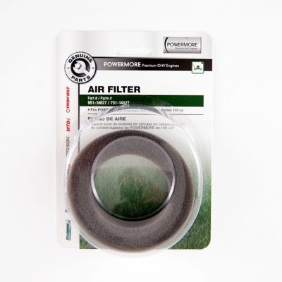 MTD Lawn Mower Air Filter for Select PowerMore Models, 490-200-M055