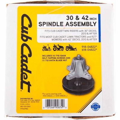 Cub Cadet Lawn Mower Spindle Assembly for Select Cub Cadet Models