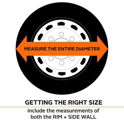 Image showing  Universal Spare Tire Cover, 31-1/4 in. x 31-1/4 in. x 9-1/2 in.