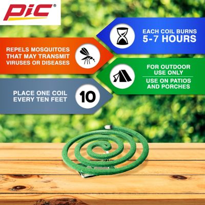 Image showing  Outdoor Mosquito Repellent Coils, 10-Pack