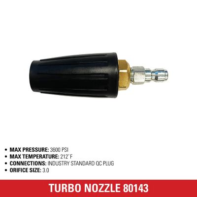 Image showing  3,600 PSI Oscillating Pressure Washer Turbo Nozzle