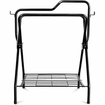 DuMOR Foldable Saddle Rack with Vented Blanket Rack, 34-2/3 in. x 30-1/2 in.