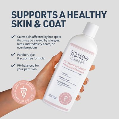 Image showing  Hot Spot and Itch Relief Medicated Shampoo for Dogs and Cats, 16 oz.