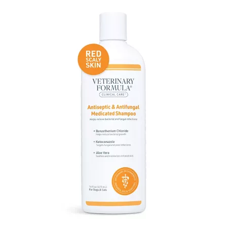 Veterinary Formula Antiseptic and Antifungal Medicated Shampoo for Dogs and Cats 16 oz. Dog Shampoos & Conditioners