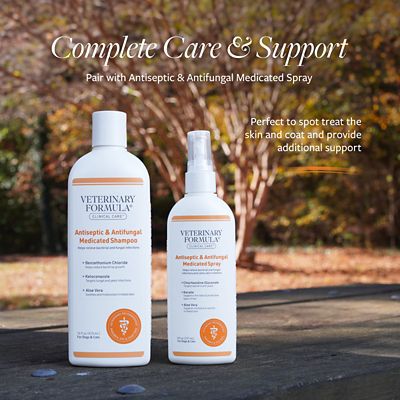 Image showing 7 th Veterinary Formula Antiseptic and Antifungal Medicated Shampoo for Dogs and Cats, 16 oz.