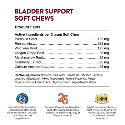 Image showing  Bladder Support Plus Cranberry Soft Chews for Dogs, 60 ct.