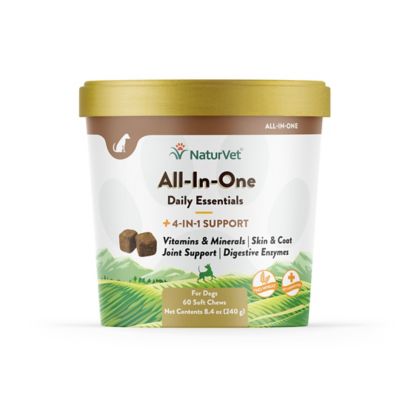 NaturVet All-In-One Health and Wellness Soft Chew Dog Supplements, 60 ct.