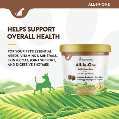 Image showing  All-in-One Health and Wellness Soft Chewable Supplements for Dogs, 60 ct.
