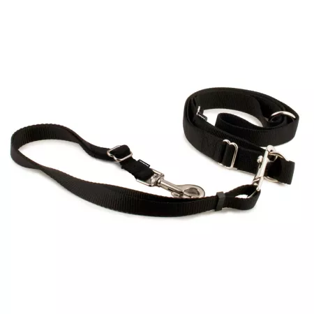 PetSafe Hands-Free Adjustable Dog Leash - Great for Running Jogging Walking and Hiking - Wear Around Your Waist - Black Dog Hands Free Leashes