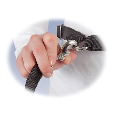 Image showing  Hands Free Adjustable Dog Leash - Great for Running, Jogging, Walking and Hiking - Wear Around the Waist - Black