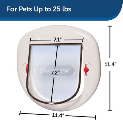 Image showing 6 th PetSafe Staywell Big Cat/Small Dog Pet Door with Plastic Flap, Magnetic Weather Seal and 4-Way Locking System