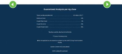 Image showing  Probiotic Soft Chew Digestive Supplement for Dogs, 240 g, 60 ct.