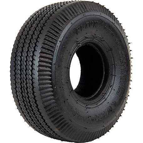 4.10 in./3.50 in.-4 4PR Sawtooth Wheel Barrow Tire