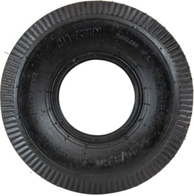 Image showing  4.10/3.50-4 Wheelbarrow Tire, 4PR, Sawtooth