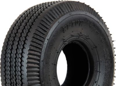 Image showing  4.10/3.50-4 Wheelbarrow Tire, 4PR, Sawtooth