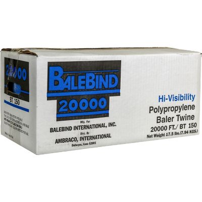 Image showing  20,000 ft. Polypropylene Baler Twine, Blue, 150 lb. Tensile Strength