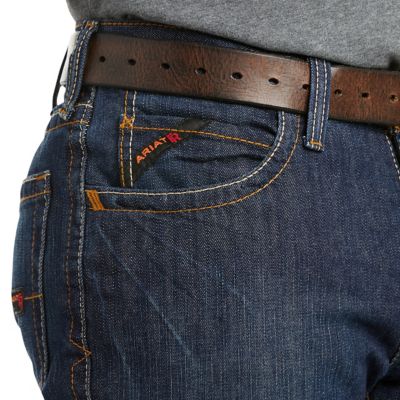 Image showing  Men's FR Flame-Resistant Relaxed Fit M4 Basic Bootcut Work Jeans