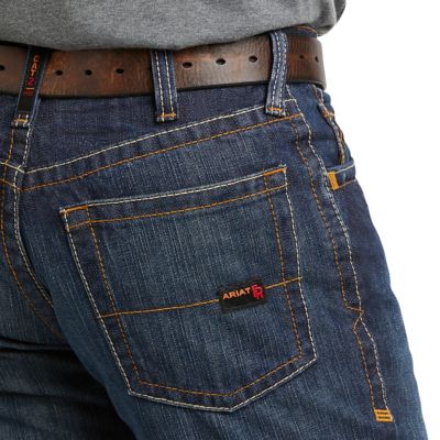Image showing  Men's FR Flame-Resistant Relaxed Fit M4 Basic Bootcut Work Jeans