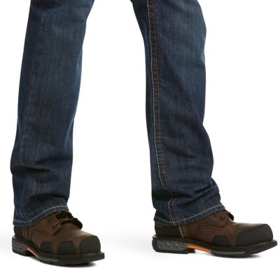 Image showing  Men's FR Flame-Resistant Relaxed Fit M4 Basic Bootcut Work Jeans