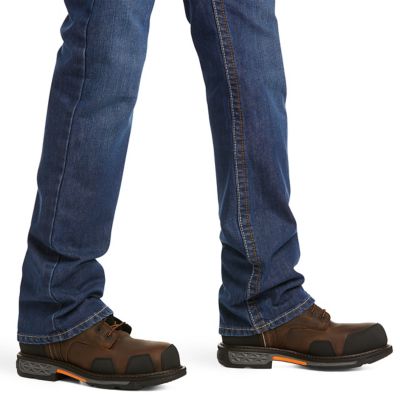 Image showing 2 th Ariat Men's FR Flame-Resistant Relaxed Fit M4 Basic Bootcut Work Jeans