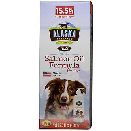 Alaska Naturals Salmon Oil Skin and Coat Supplement for Dogs, 15.5 oz.