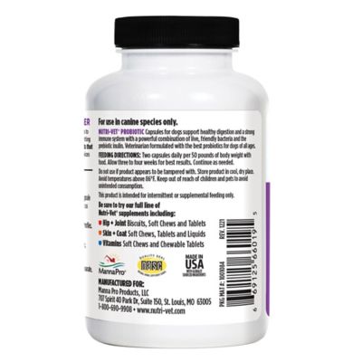 Image showing  Probiotic Digestive Supplement Capsules for Dogs, 60 ct.