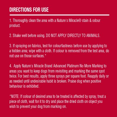 Image showing  No More Marking Stain Odor Remover with Repellent, 24 fl. oz.